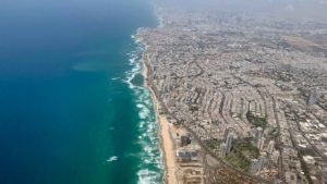 רצועת החוף בישראל ממבט על