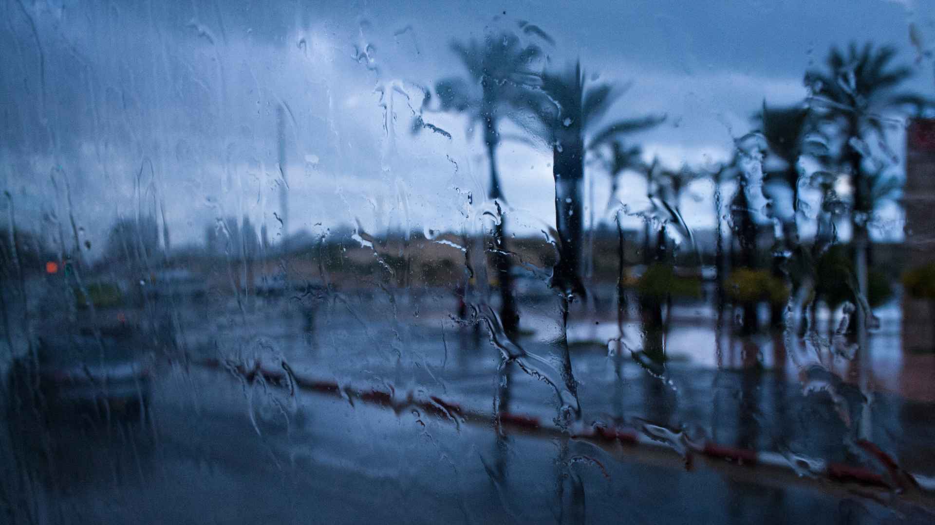 Rainy day in Israel