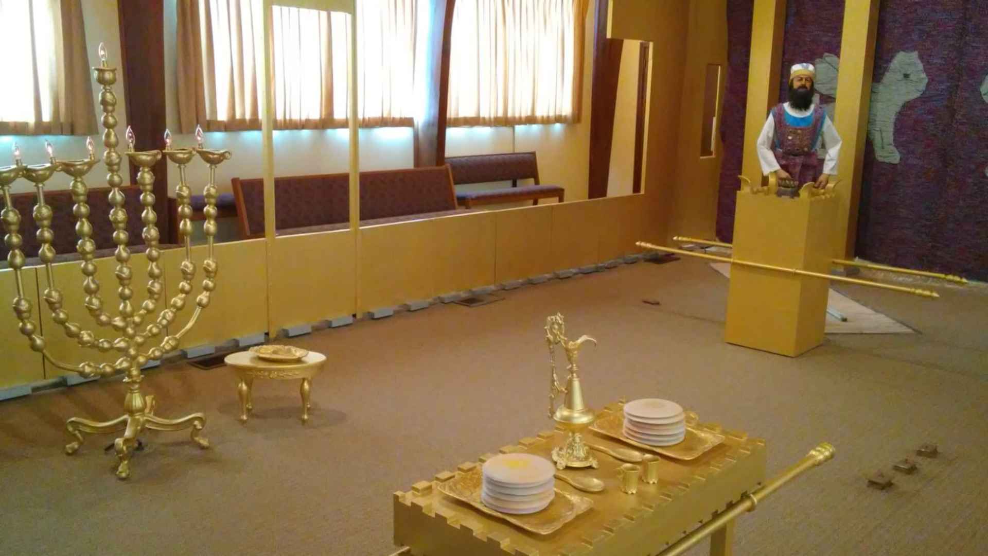 A life size model of the Tabernacle in Lancaster, PA