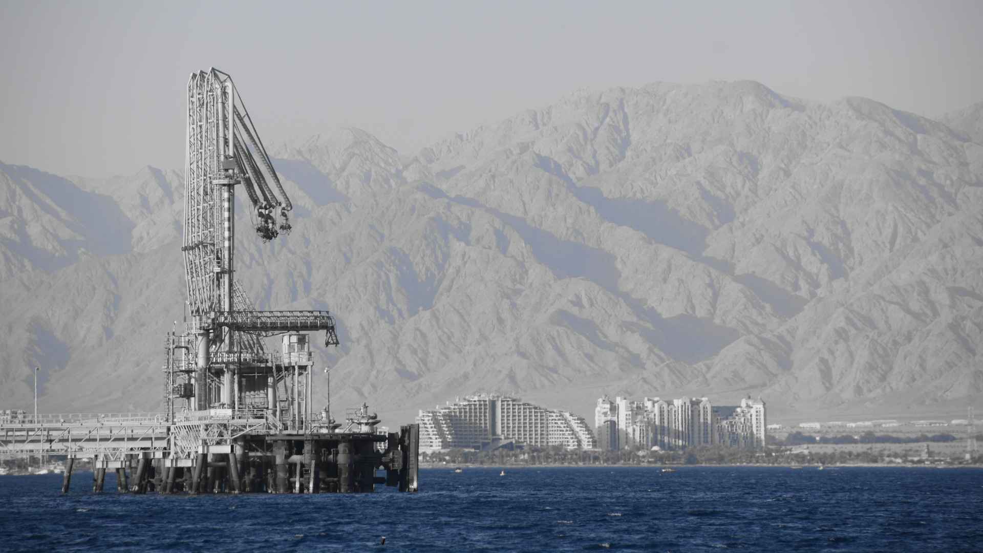 Industry in Eilat port