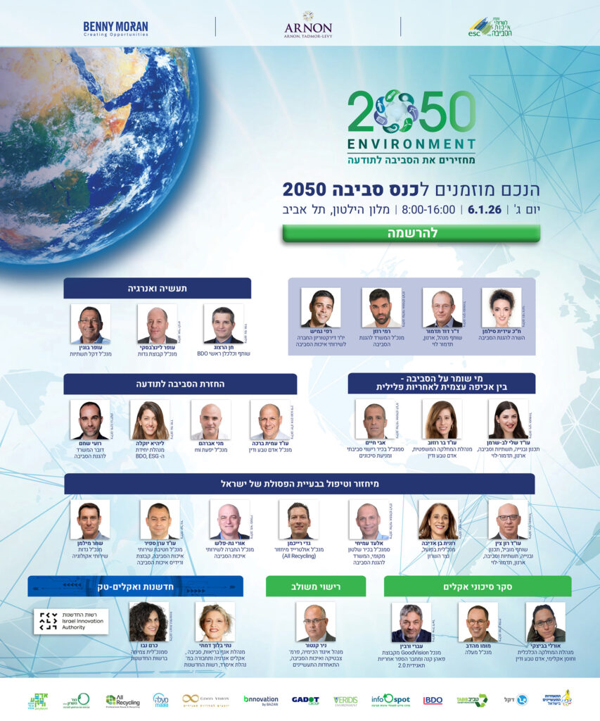 סביבה 2050 - רשימת הדוברים והדוברות